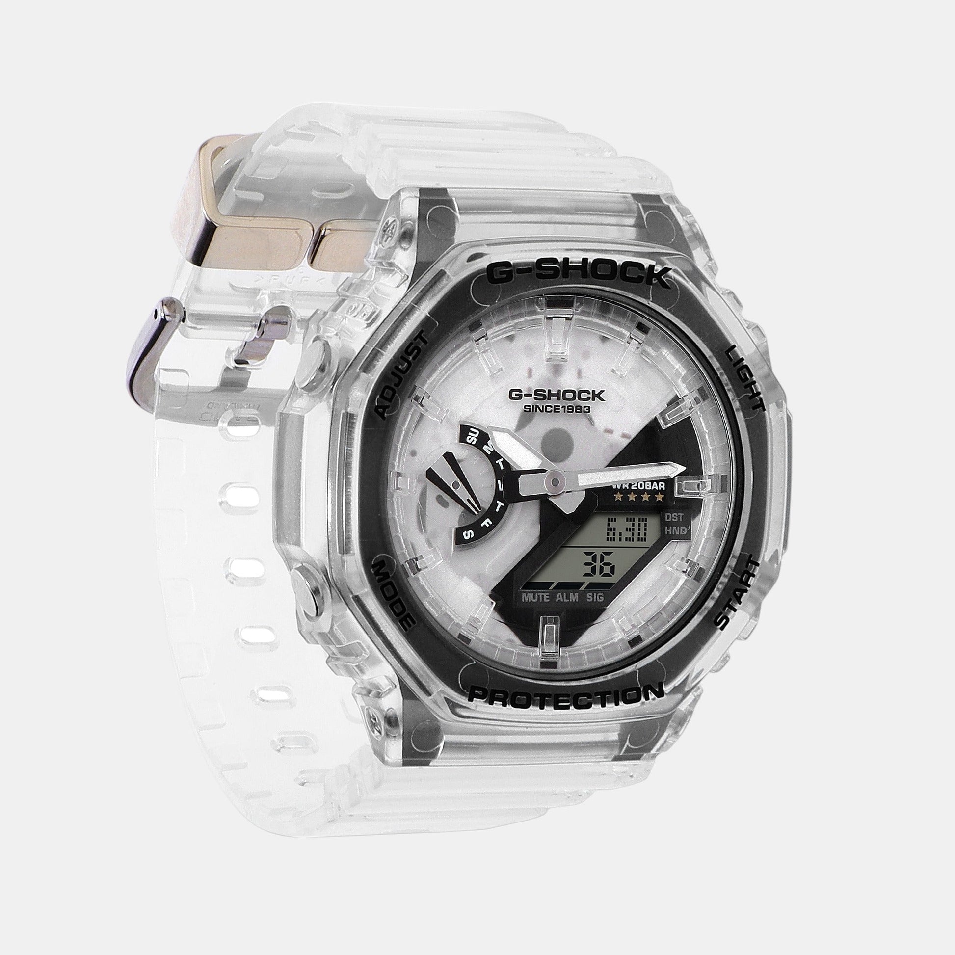 G-Shock Women Women Quartz White Dial Analog-Digital Resin Watch G1448