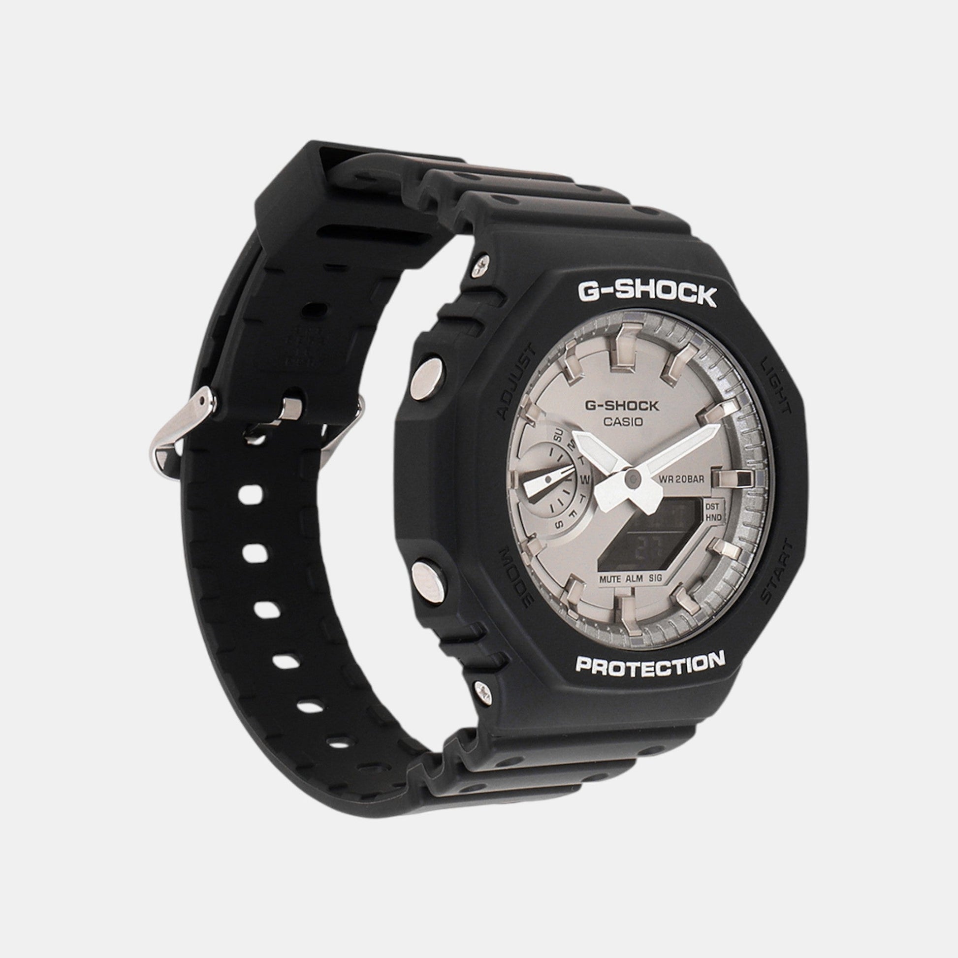 G-Shock Men Quartz Silver Dial Analog-Digital Resin Watch G1454