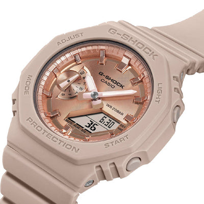 Casio G-Shock Pink Gold Dial Women 42.9mm G1460 GMA-S2100MD-4A