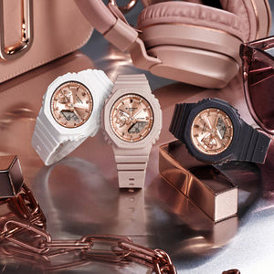 Casio G-Shock Pink Gold Dial Women 42.9mm G1460 GMA-S2100MD-4A