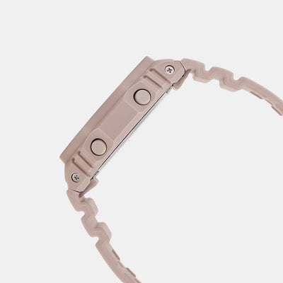 G-Shock Women Quartz Rose Gold Dial Analog-Digital Resin Watch G1460