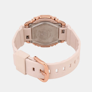 G-Shock Women Quartz Rose Gold Dial Analog-Digital Resin Watch G1463