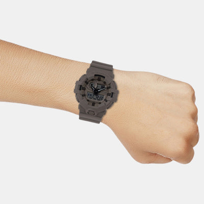 G-Shock Men Quartz Brown Dial Analog-Digital Resin Watch G1466