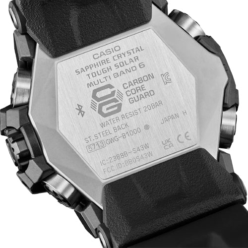 Casio G-Shock Mudmaster Master Of G-LAND Black Dial Men 52.1mm G1473 GWG-B1000-1A