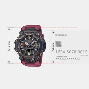 G-Shock Men Quartz Black Dial Analog-Digital Resin Watch G1474