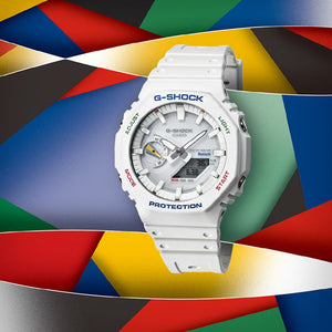 Casio G-Shock 2100 Series White Dial Men 45.4mm G1475 GA-B2100FC-7A