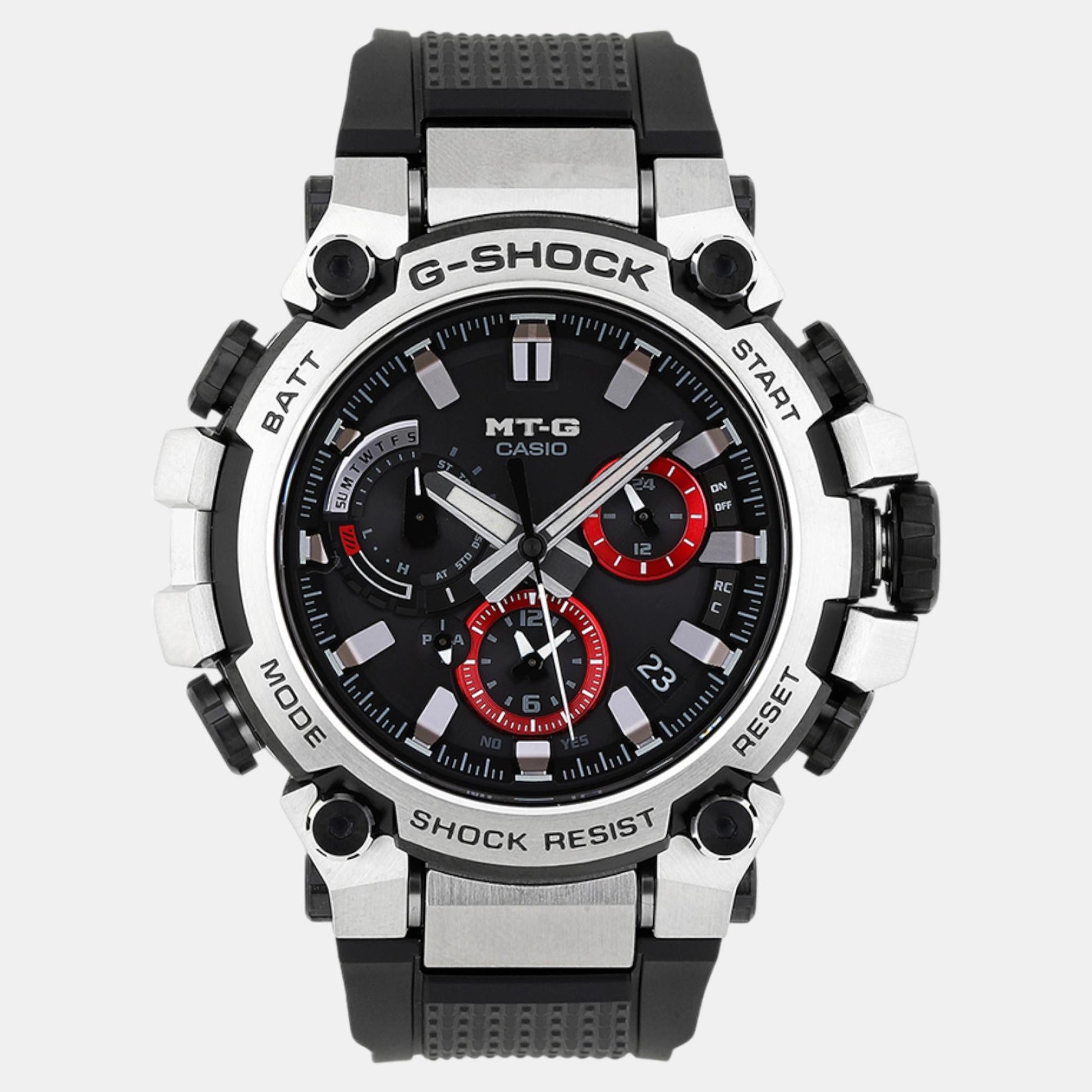 G-Shock Men Quartz Black Dial Chronograph Resin Watch G1480
