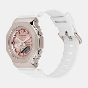 G-Shock Women Quartz Rose Gold Dial Analog-Digital Resin Watch G1490
