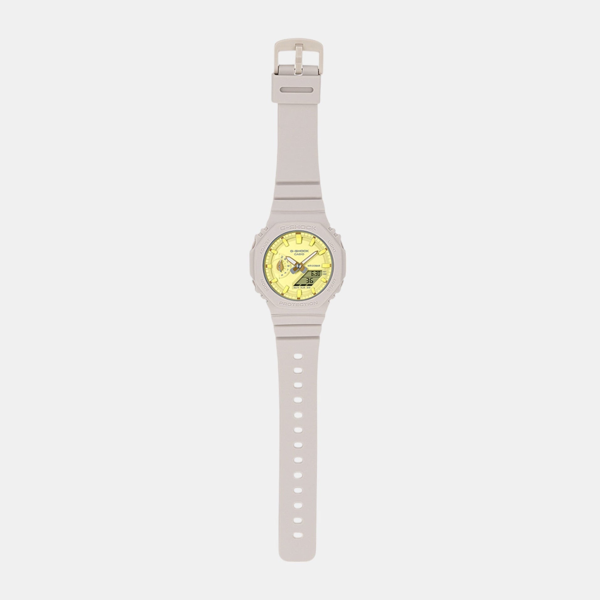 G-Shock Women Quartz Yellow Dial Analog-Digital Resin Watch G1499