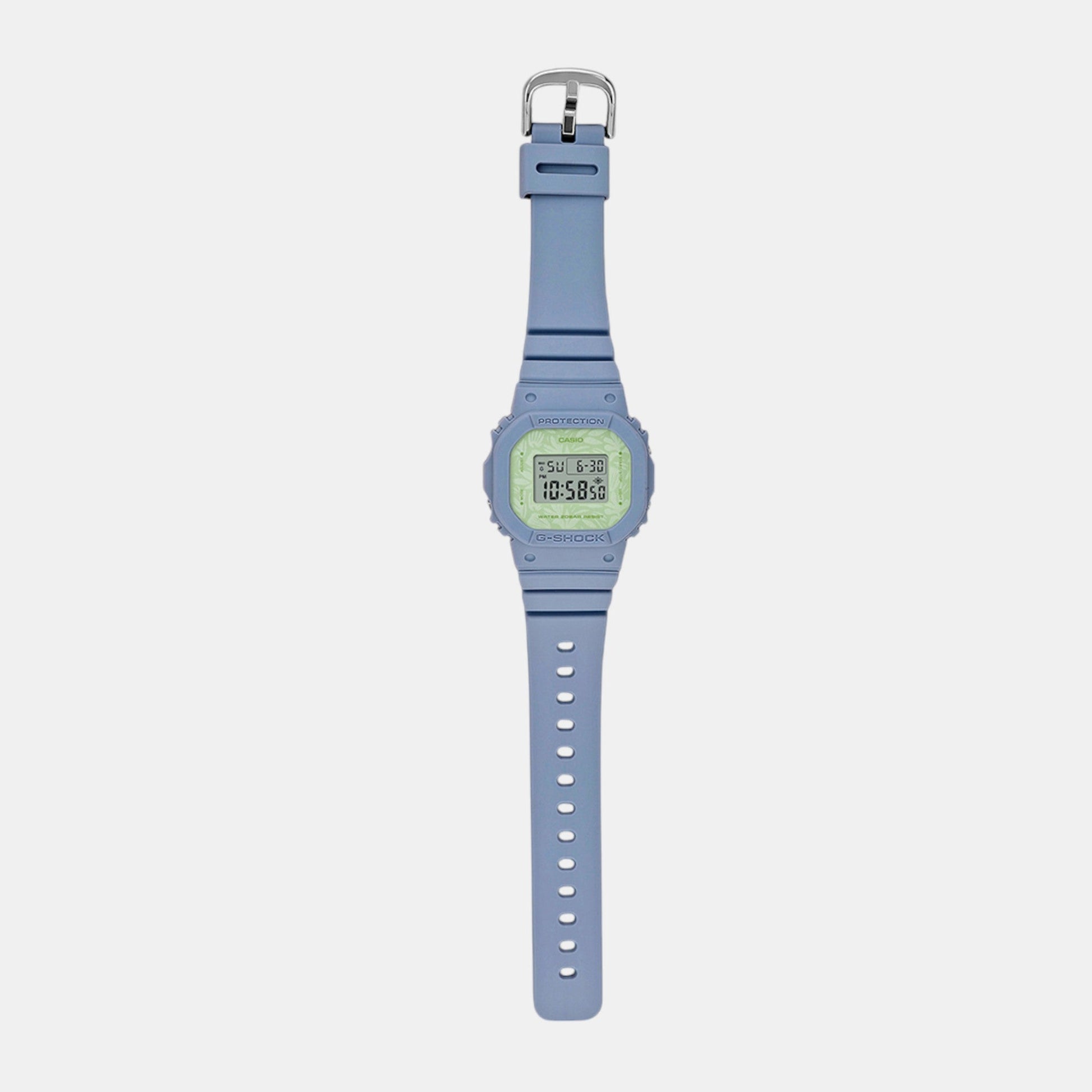G-Shock Women Quartz Green Dial Digital Resin Watch G1501