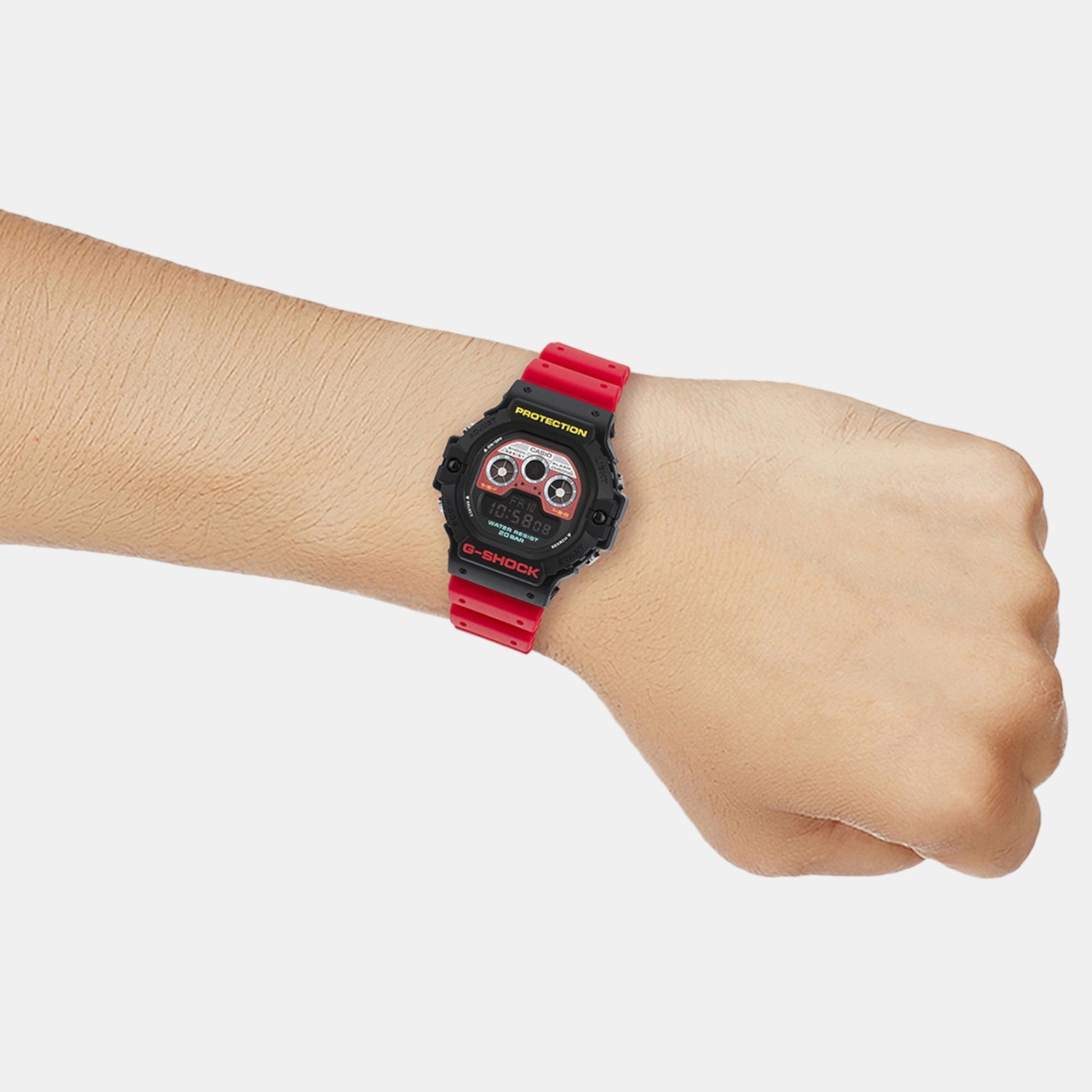 G-Shock Men Quartz Two Tone Dial Digital Resin Watch G1508