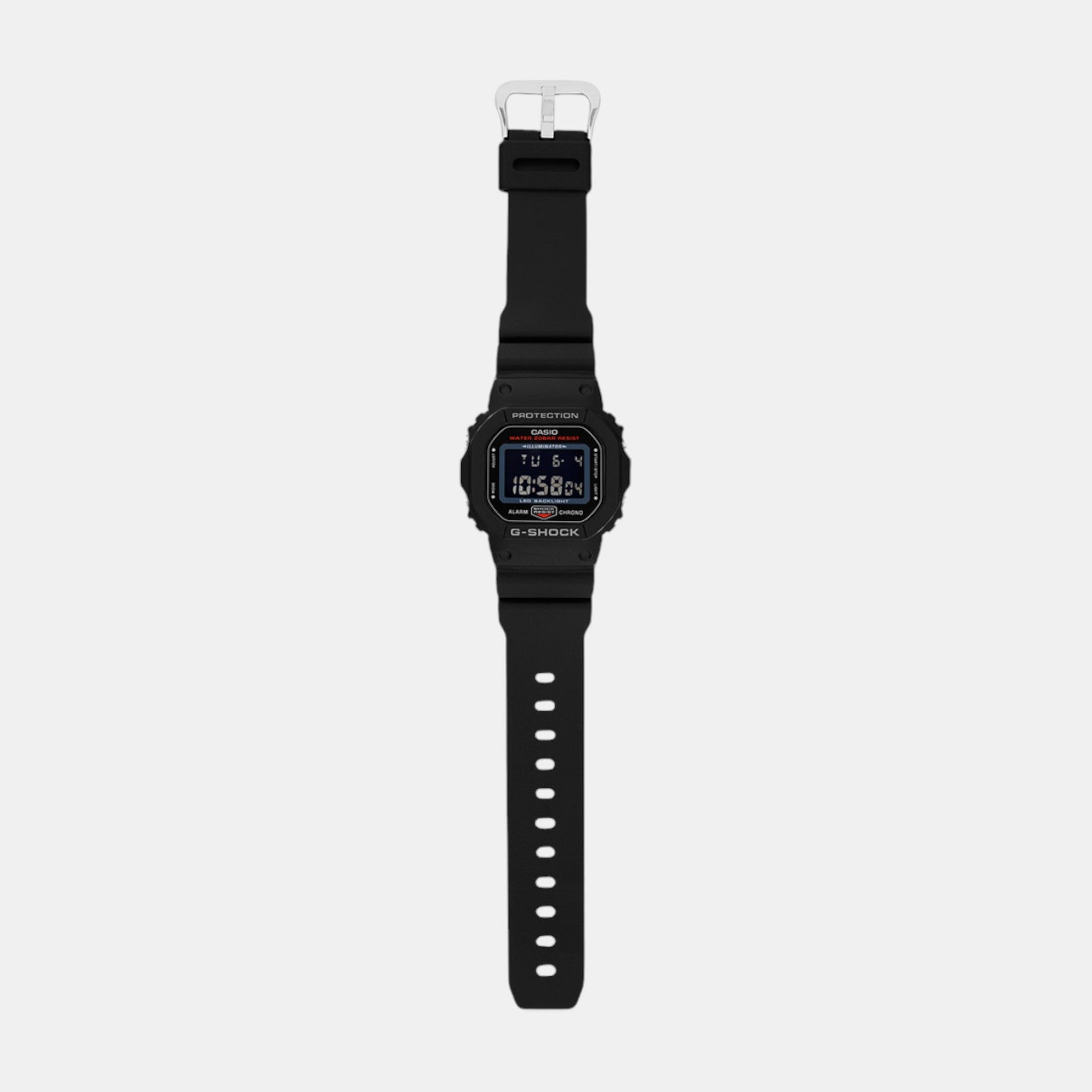 G-Shock Men Quartz Black Dial Digital Resin Watch G1515