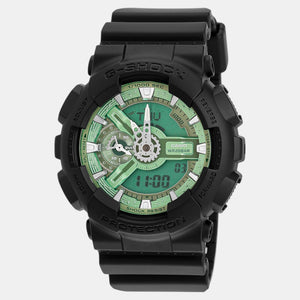 G-Shock Men Quartz Green Dial Analog-Digital Resin Watch G1519