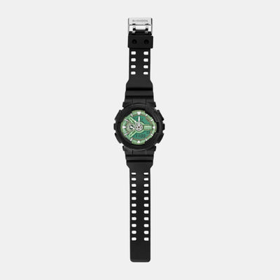 G-Shock Men Quartz Green Dial Analog-Digital Resin Watch G1519