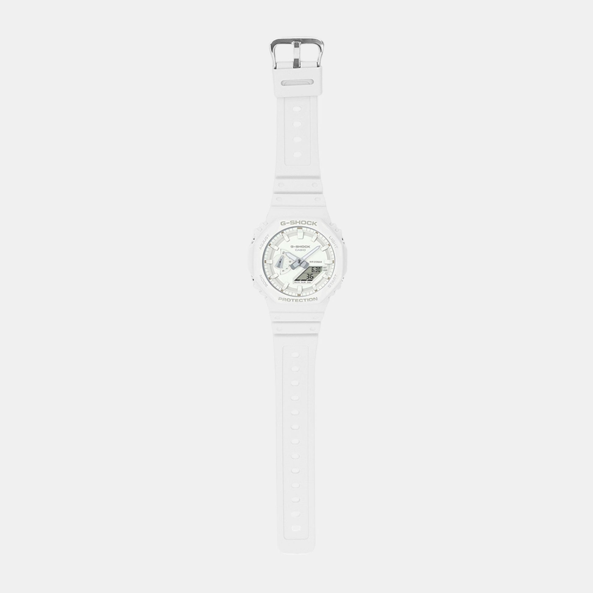 G-Shock Men Quartz White Dial Analog-Digital Resin Watch G1522