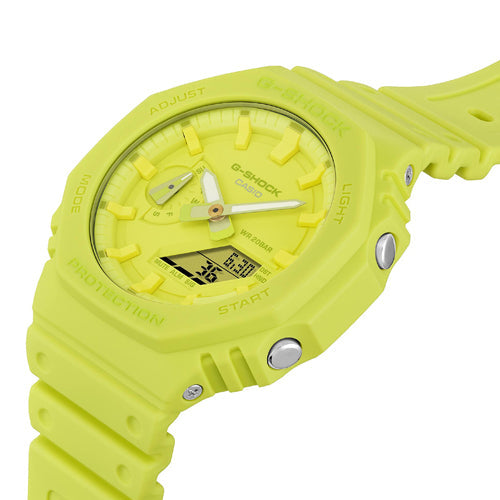 Casio G-Shock 2100 Series Green Dial Men 45.4mm G1523 GA-2100-9A9