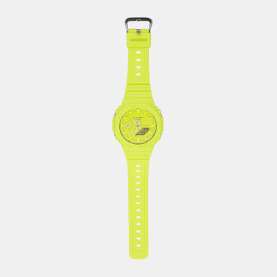 G-Shock Men Quartz Yellow Dial Analog-Digital Resin Watch G1523
