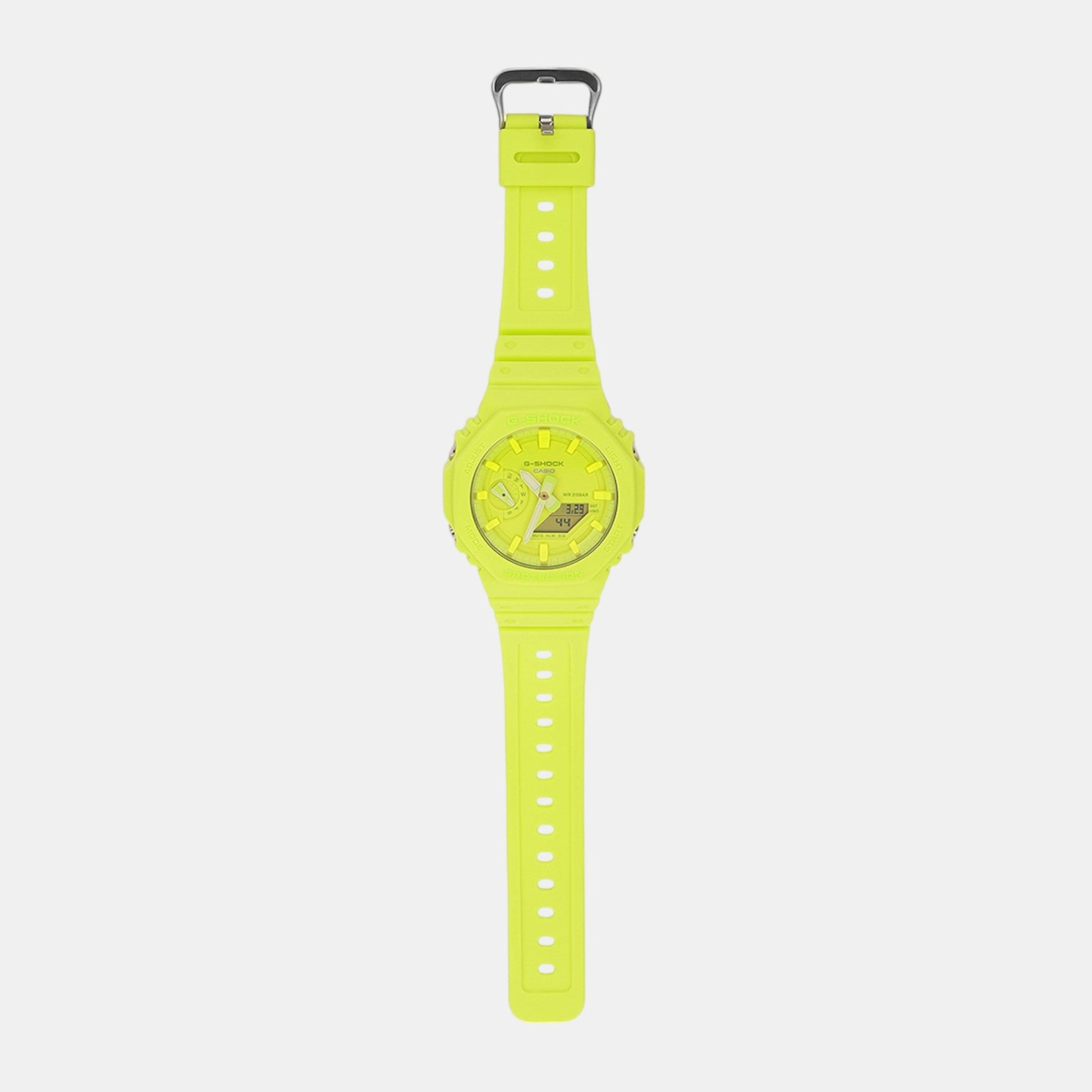 G-Shock Men Quartz Yellow Dial Analog-Digital Resin Watch G1523