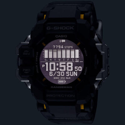 Casio G-Shock MASTER OF G - LAND RANGEMAN Black Dial Men 53.2mm G1529 GPR-H1000-1