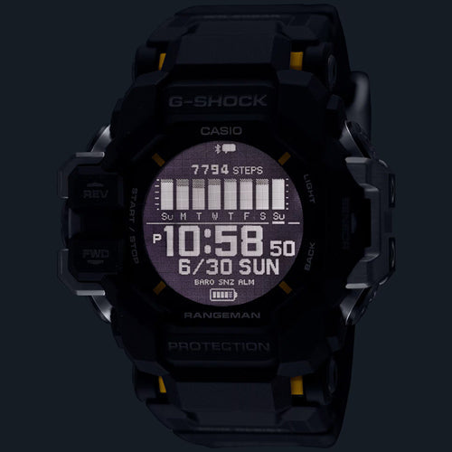 Casio G-Shock MASTER OF G - LAND RANGEMAN Black Dial Men 53.2mm G1529 GPR-H1000-1