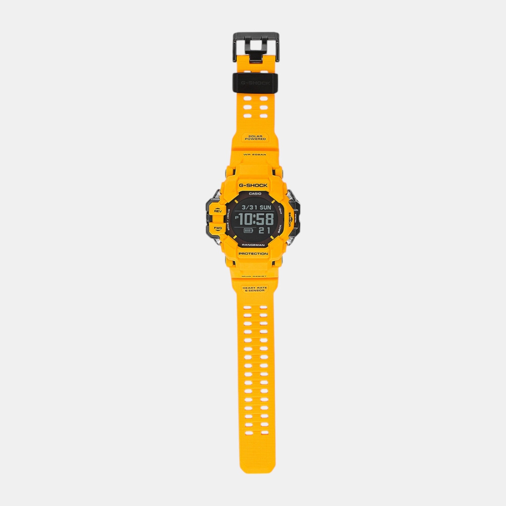 G-Shock Men Quartz Black Dial Digital Resin Watch G1530