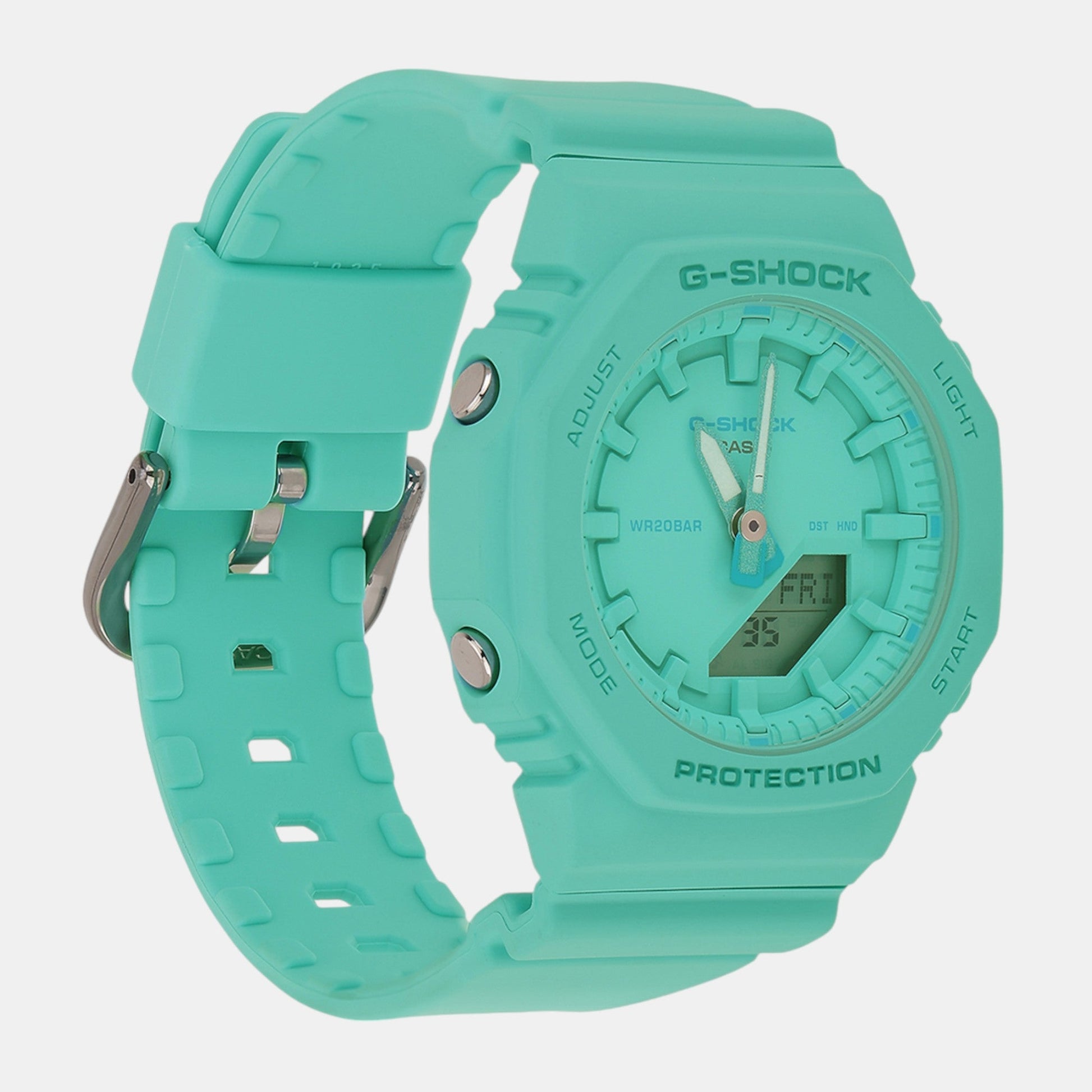 G-Shock Women Quartz Turquoise Blue Dial Analog-Digital Resin Watch G1531