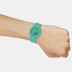 G-Shock Women Quartz Turquoise Blue Dial Analog-Digital Resin Watch G1531