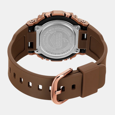 G-Shock Women Quartz Rose Gold Dial Digital Resin Watch G1534