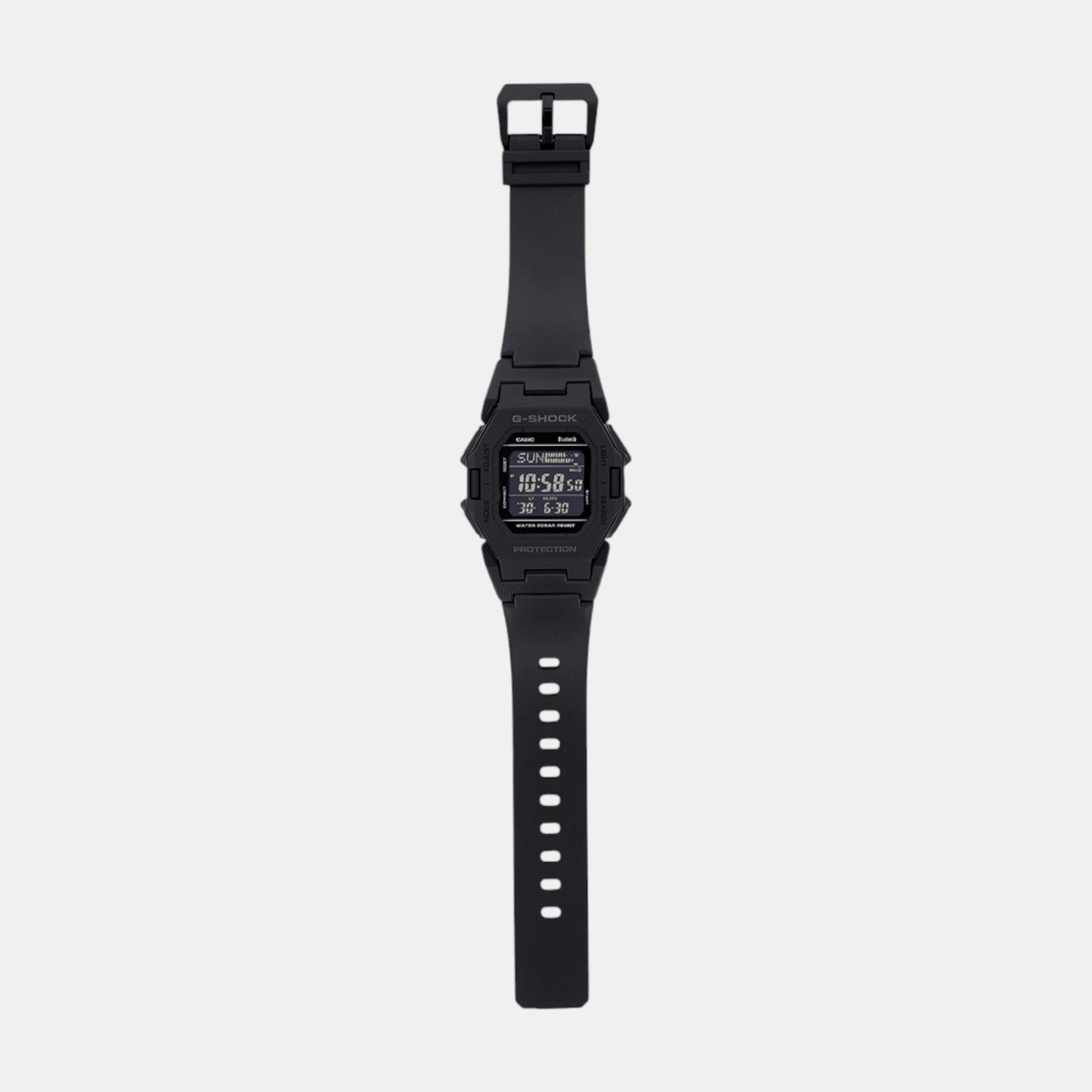 G-Shock Men Quartz Black Dial Digital Resin Watch G1555