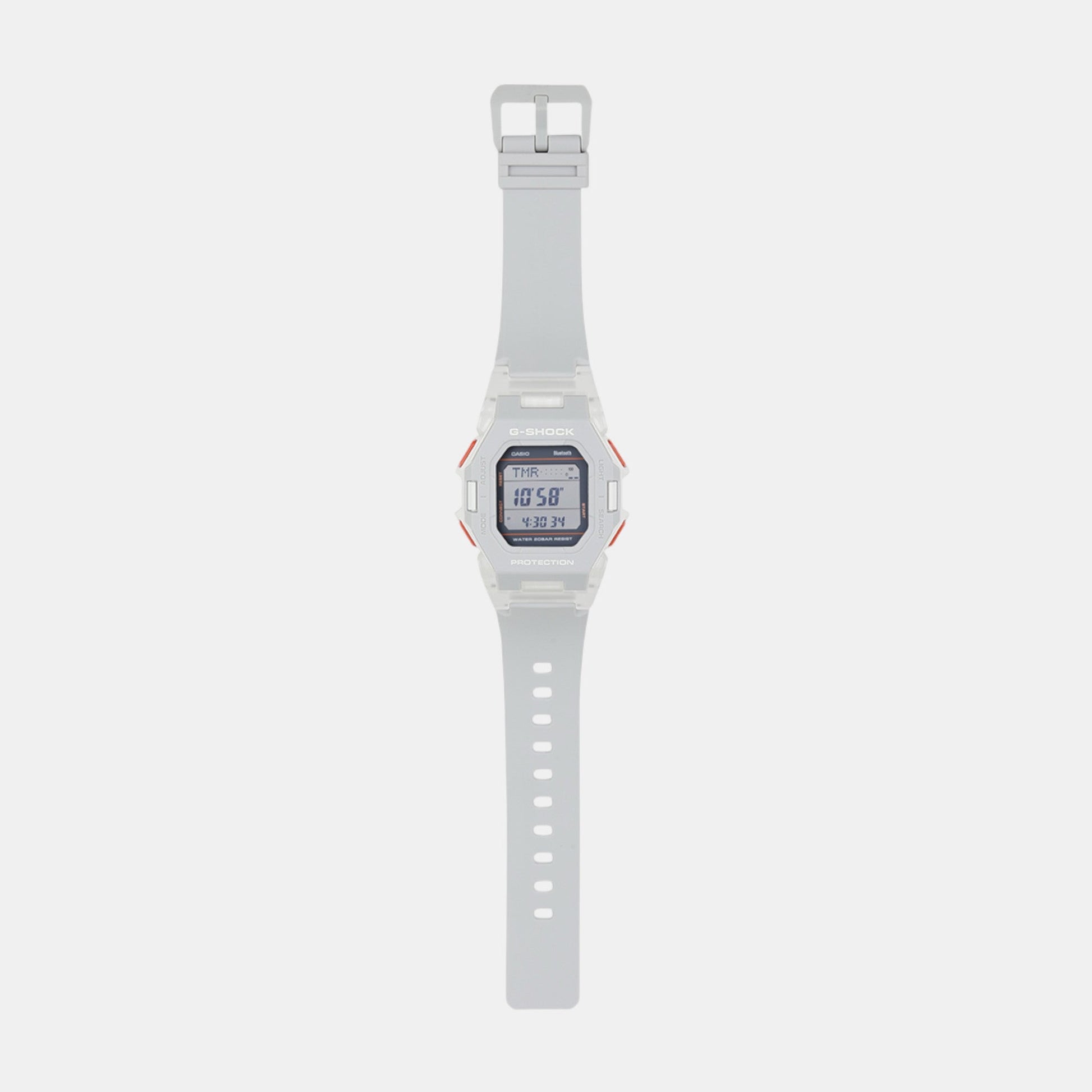 G-Shock Men Quartz Grey Dial Digital Resin Watch G1556