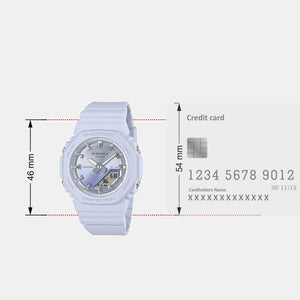G-Shock Women Quartz Blue Dial Analog-Digital Resin Watch G1558