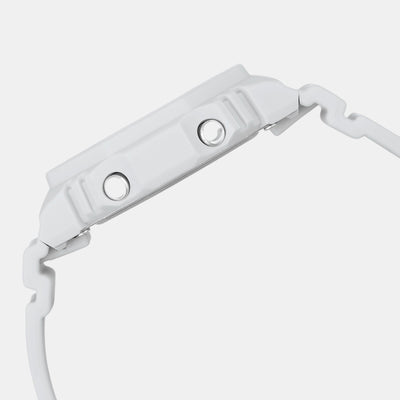 G-Shock Women Quartz White Dial Analog-Digital Resin Watch G1560
