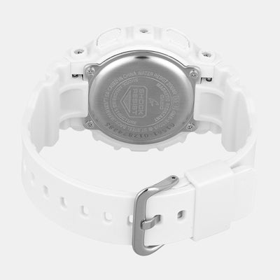 G-Shock Women Quartz White Dial Analog-Digital Resin Watch G1561