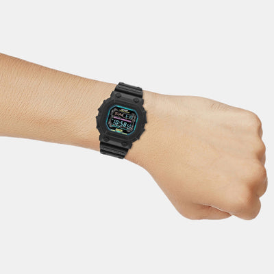 G-Shock Men Quartz Black Dial Digital Resin Watch G1565