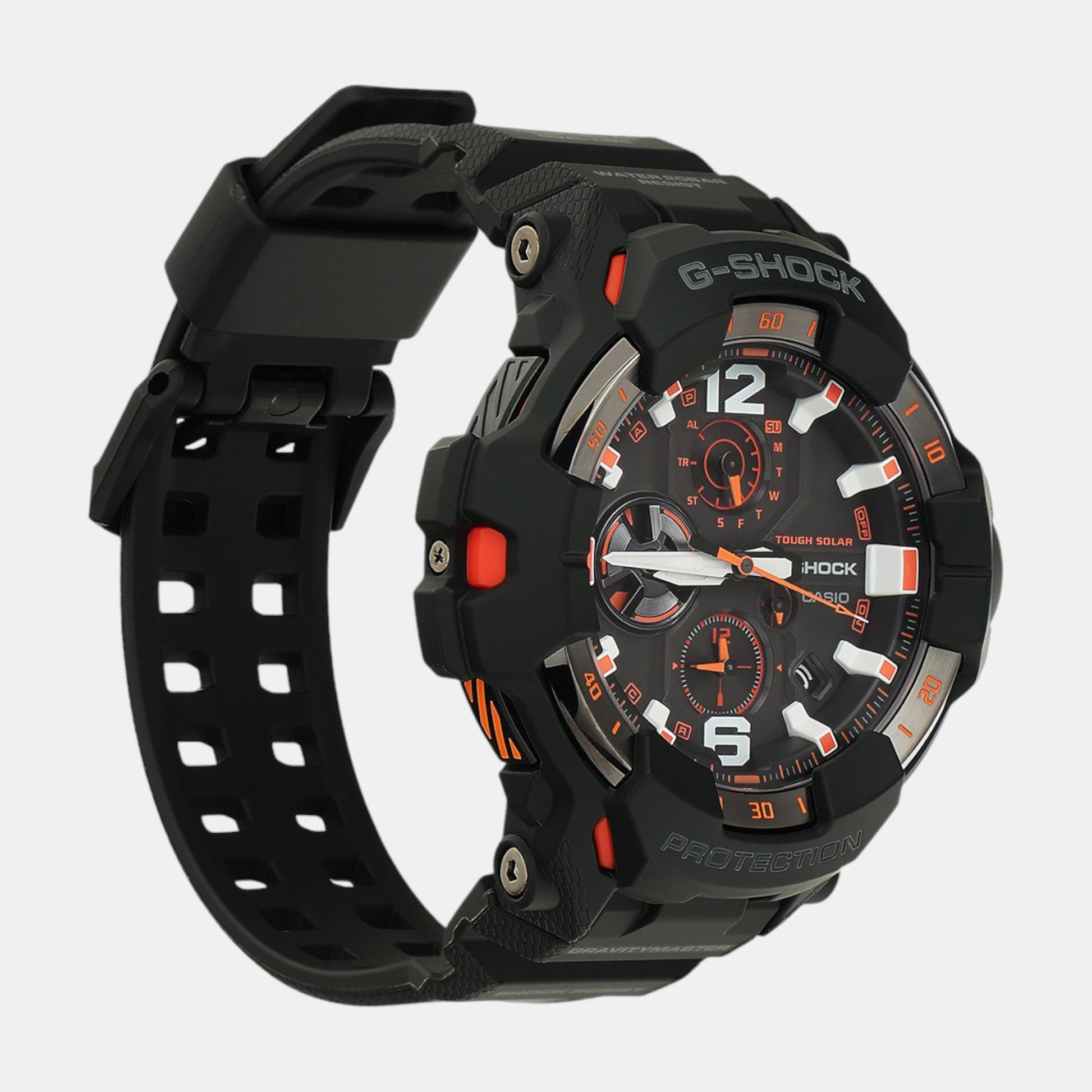 G-Shock Men Quartz Grey Dial Analog Resin Watch G1568