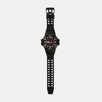 G-Shock Men Quartz Grey Dial Analog Resin Watch G1568