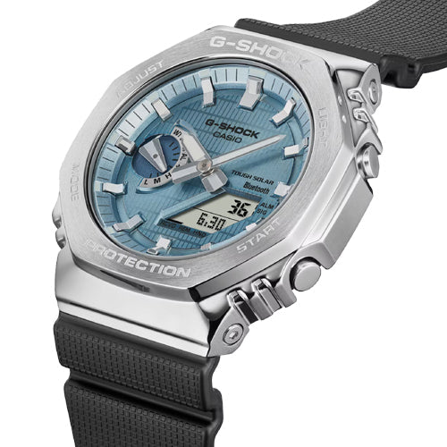 Casio G-Shock G-Steel Ice Blue Dial Men 44.4mm G1582 GBM-2100A-1A2