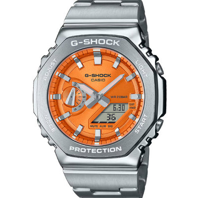 Casio G-Shock G-Steel Orange Dial Men 44.4mm G1610 GM-2110D-4A