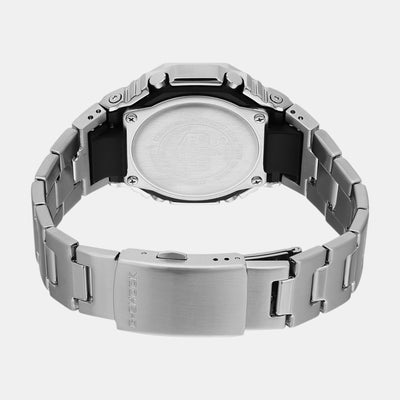G-Shock Men Quartz Silver Dial Analog-Digital Stainless Steel Watch G1612