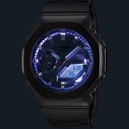Casio G-Shock G-Steel Ice Blue Dial Men 44.4mm G1613 GM-2110D-2A