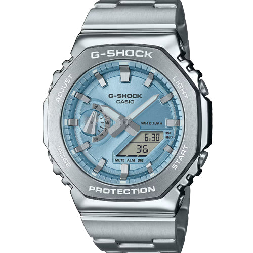 Casio G-Shock G-Steel Ice Blue Dial Men 44.4mm G1613 GM-2110D-2A