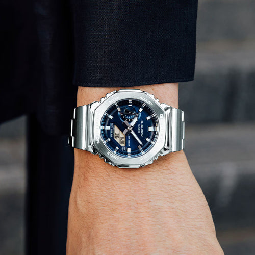 Casio G-Shock G-Steel Blue Dial Men 44.4mm G1614 GM-2110D-2B