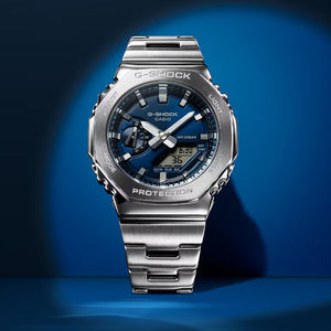 Casio G-Shock G-Steel Blue Dial Men 44.4mm G1614 GM-2110D-2B