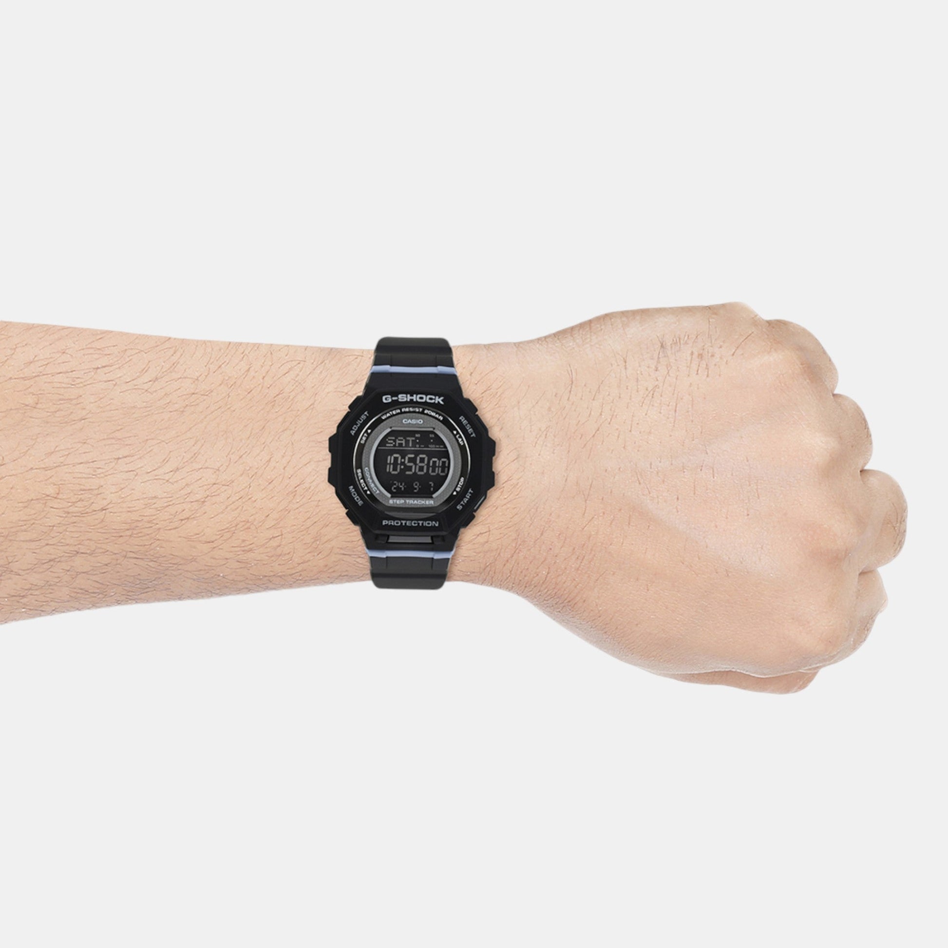 G-Shock Women Quartz Black Dial Digital Resin Watch G1617