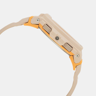 G-Shock Women Quartz Orange Dial Digital Resin Watch G1619