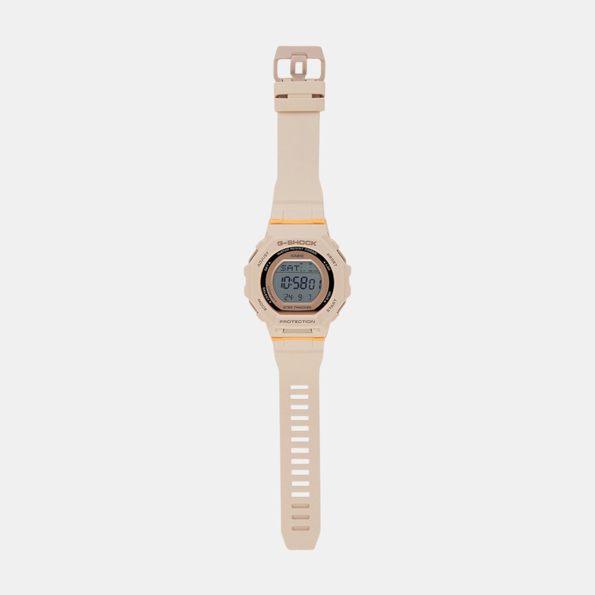 G-Shock Women Quartz Orange Dial Digital Resin Watch G1619
