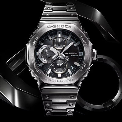 Casio G-Shock FULL METAL GMC-B2100 Series Black Dial Men 46.3mm G1631 GMC-B2100D-1A