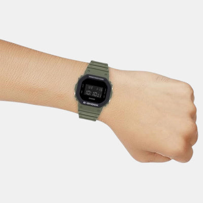 G-Shock Men Quartz Black Dial Digital Resin Watch G1646