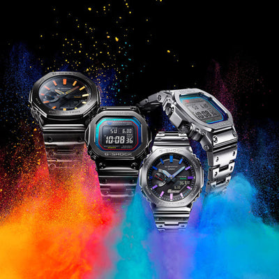 Casio G-Shock FULL METAL 5000 Series Multicolor Dial Men 43.2mm G1664 GMW-B5000BPC-1