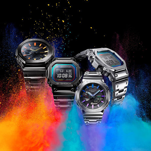 Casio G-Shock FULL METAL 5000 Series Multicolor Dial Men 43.2mm G1664 GMW-B5000BPC-1